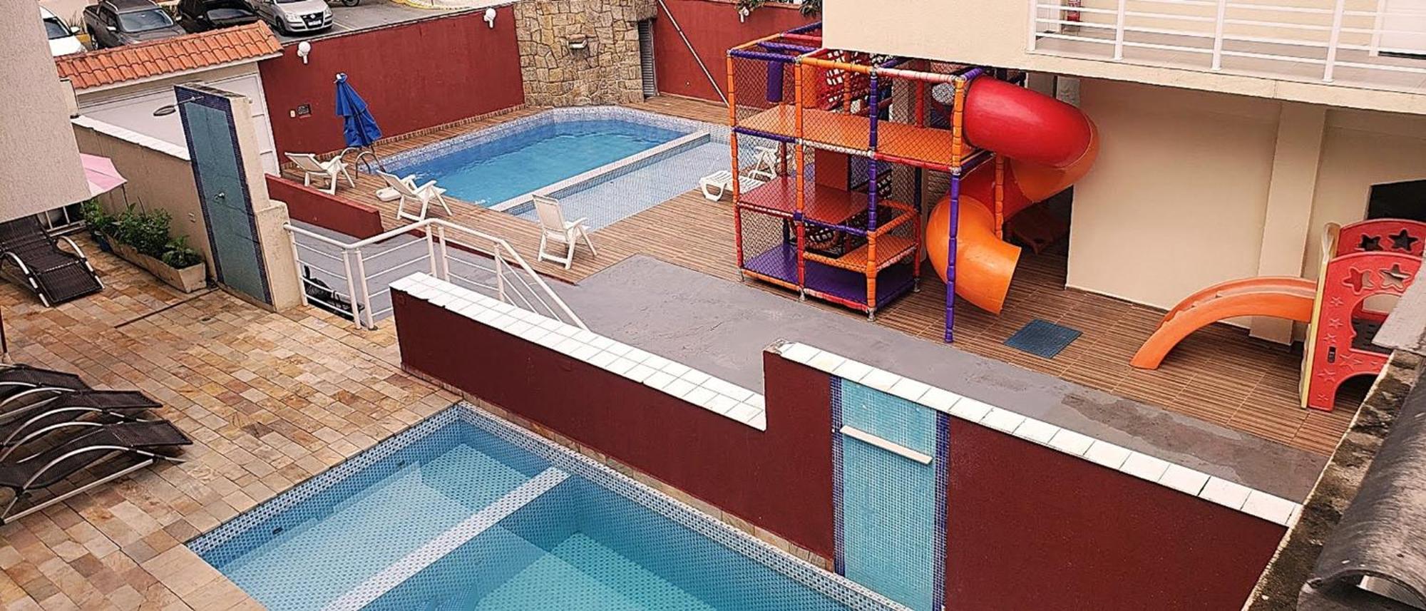 Hotel Rosa Da Ilha Guaruja - Perto Do Mar Com Piscina Exterior photo